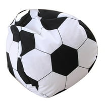 RENACLIPY Fluffy Bean Bag Chair Assorted Color Soccer Design for Stuffed Animals Storage