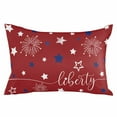 thumbnail image 7 of Memorial Day White Blue Star on Red Outdoor Pillow Covers Set of 2,Decorative Waterproof Throw Pillow Case,Patriotic Liberty Celebration Cotton Linen Soft Cozy Cushion Pillowcases, 7 of 7