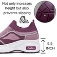 thumbnail image 5 of BERANMEY Women's Slip On Walking Shoes Lightweight Breathable Mesh Sneakers with Arch Support Soft Foam Cushion for Work Casual Comfort Non Slip, 5 of 9
