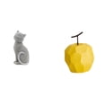 thumbnail image 1 of Figura de escritorio,Estatua de gato,linda estantería,escritorio,decoración del hogar,figura de arte,Escultura de fruta de porcelana decorativa para el hogar.,Estatua de, 1 of 8