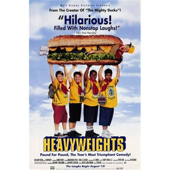 Posterazzi MOV210479 Heavyweights Movie Poster - 11 x 17 in.