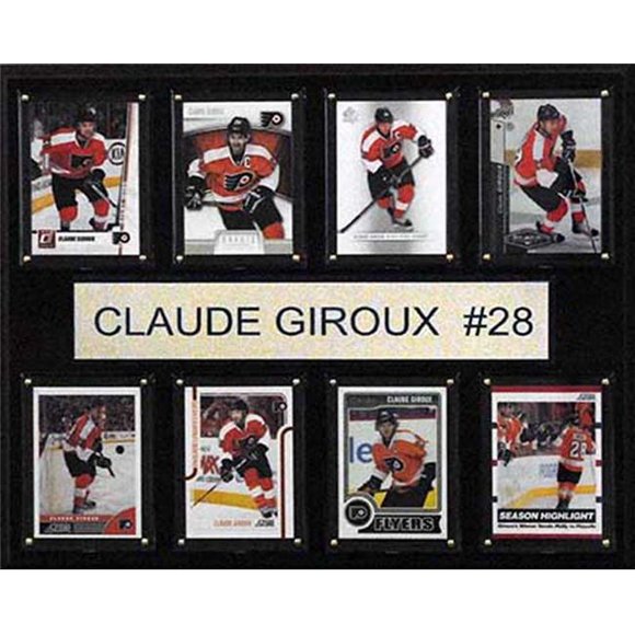 CandICollectables 1215GIROUX8C NHL 12 x 15 in. Claude Giroux Philadelphia Flyers 8-Card Plaque