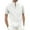 White, variant on FRSASU Men's Cotton Shirt Summer Casual and Fashionable Stand Up Collar Thin Short Sleeved Shirt White XL