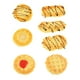 thumbnail image 2 of Galletas artificiales de chocolate, postres para decorar, juguetes de comida realistas. Galleta Amarilla, 2 of 9