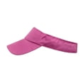 thumbnail image 3 of Only Moment Hot Pink Visor Cap Slip On Sun Visor Hats for Women Polyester Sun Sports Visor Hat Visor Adjustable Cap for Women and Men One Size, 3 of 3
