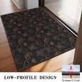 thumbnail image 3 of Black Butterfly Orange Line Pattern Door Rugs,Washable Non Slip Door Mats Indoor,Decorative Door Mats,Entry Mat Indoor for Entrance,Bedroom,Kitchen,Bathroom,20"x32", 3 of 6
