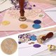 thumbnail image 5 of Cuadros Decorativos Cabeza de sello de sellado de cera redonda, hierbas, flores, sellos de cobre, herramientas para hacer regalos Ndcxsfigh Nuevos Originales, 5 of 6