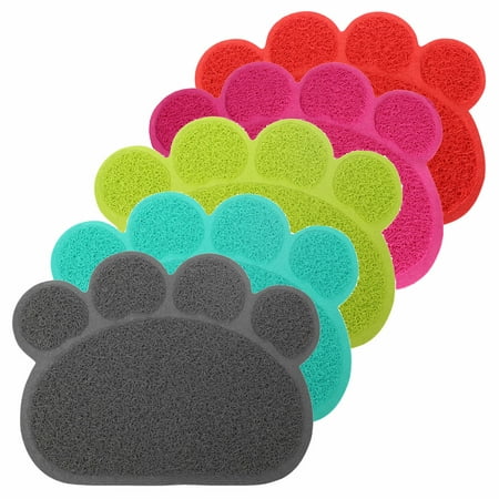 Paw Shape Dog and Cat Food Mat