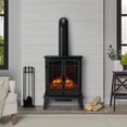 thumbnail image 3 of Real Flame Foster 25" Electric Fireplace in Black, 3 of 6