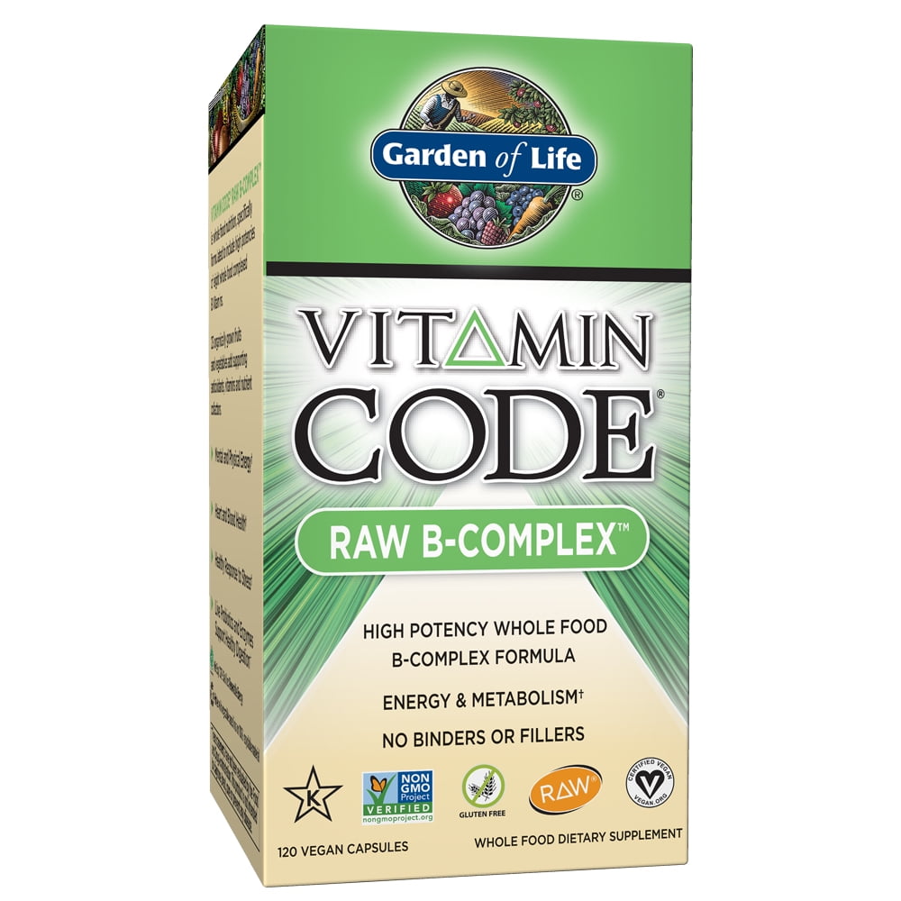 Garden of Life Vitamin Code Vitamin B Complex, 120 Capsules