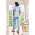 thumbnail image 6 of Avidlove Womens Satin Pajama Sets Silky Sleepwear Short Sleeve Button Down Shirts and Long Pant Loungewear 2 Piece Pjs Set, 6 of 8