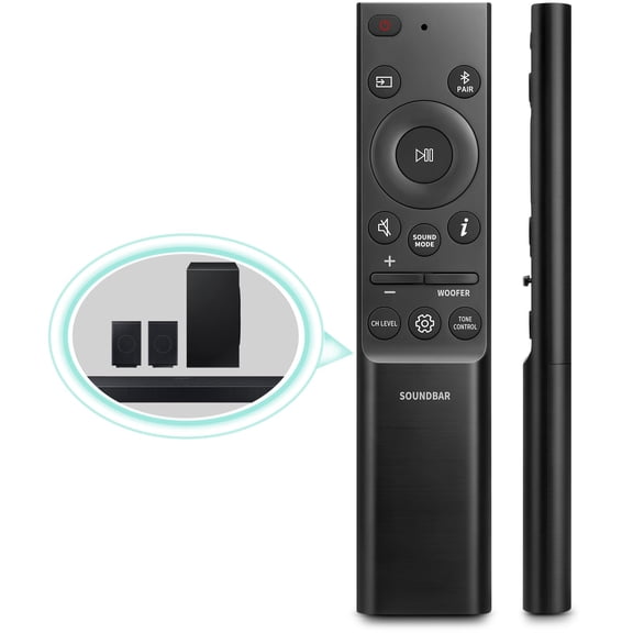Sound-bar-Remote-for-Samsung Soundbar Speaker System, Replacement Surround Sound Remote Control for Samsung Audio Home Theater