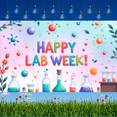 thumbnail image 4 of Colorful Design Happy Lab Week Banner Decorative Science Theme for Educational Events Classroom Decoration STEM Party, 4 of 7