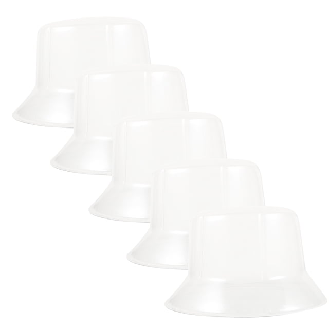 Chapeaux Transparents pour Rangement et Exposition en Plastique pour Garder les Chapeaux en Forme 5 Pcs