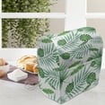 thumbnail image 4 of Green and White Lounger Chair Bag, Polynesian Aloha Watercolor Style Monstera Palm Leaves Luau, High Capacity Storage with Handle Container, Lounger Size, Green and Almond Green, by Ambesonne, 4 of 5
