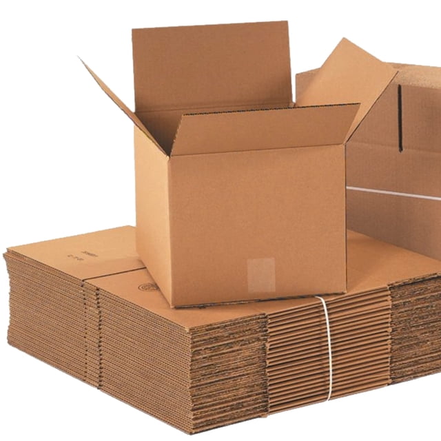 Cajas de envío AVIDITI pequeñas de 6 pulgadas de largo x 4 pulgadas de ancho x 4 pulgadas de alto, paquete de 25 | Caja de cartón corrugado para embalaje, mudanza y almacenamiento.