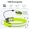 thumbnail image 4 of Syenll LED Dog Collar, USB Rechargeable Light up Dog Collar, Adjustable Safety Glowing Collar for Dogs (Green, Medium), 4 of 7