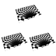 thumbnail image 2 of Felpudo Con Ilusión 3 Uds Alfombra Trampa Payaso Aterrador Alfombrilla para 3D (trampa Rectangular A), 2 of 8