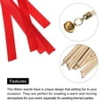 thumbnail image 4 of Unique Bargains 20 Pcs Bâtons de Ruban de Mariage Bâtons de Rubans pour Célébration de Mariage Rouge, 4 of 5