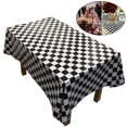thumbnail image 1 of Party Tablecloth Creative Plastic Disposable Table Cover Rectangle Tablecloth, 1 of 8