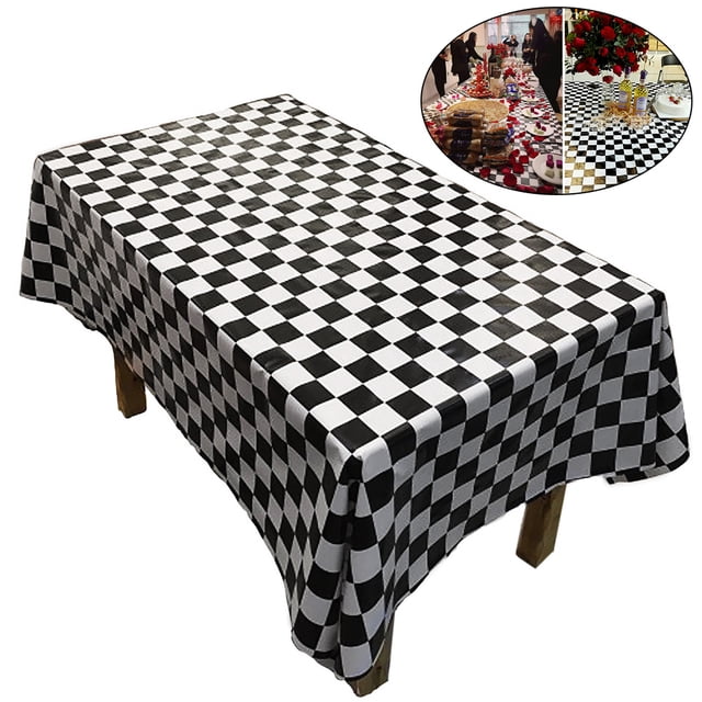Party Tablecloth Creative Plastic Disposable Table Cover Rectangle Tablecloth