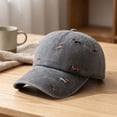 thumbnail image 4 of CaiYueKe Washed Soft Top Baseball Cap, Cute Puppy Embroidery Hat, Vintage Baseball Cap, Casual Streetwear Hat, Adjustable Unisex Cap, Breathable Summer Hat, Durable Everyday Cap, Low Maintenance Cap, 4 of 8