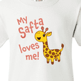 thumbnail image 4 of Inktastic My Safta Loves me- cute giraffe Youth T-Shirt, 4 of 5