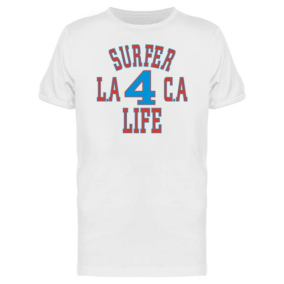 Surfer Sport California T-Shirt Men -Image by Shutterstock, Male 4X-Large