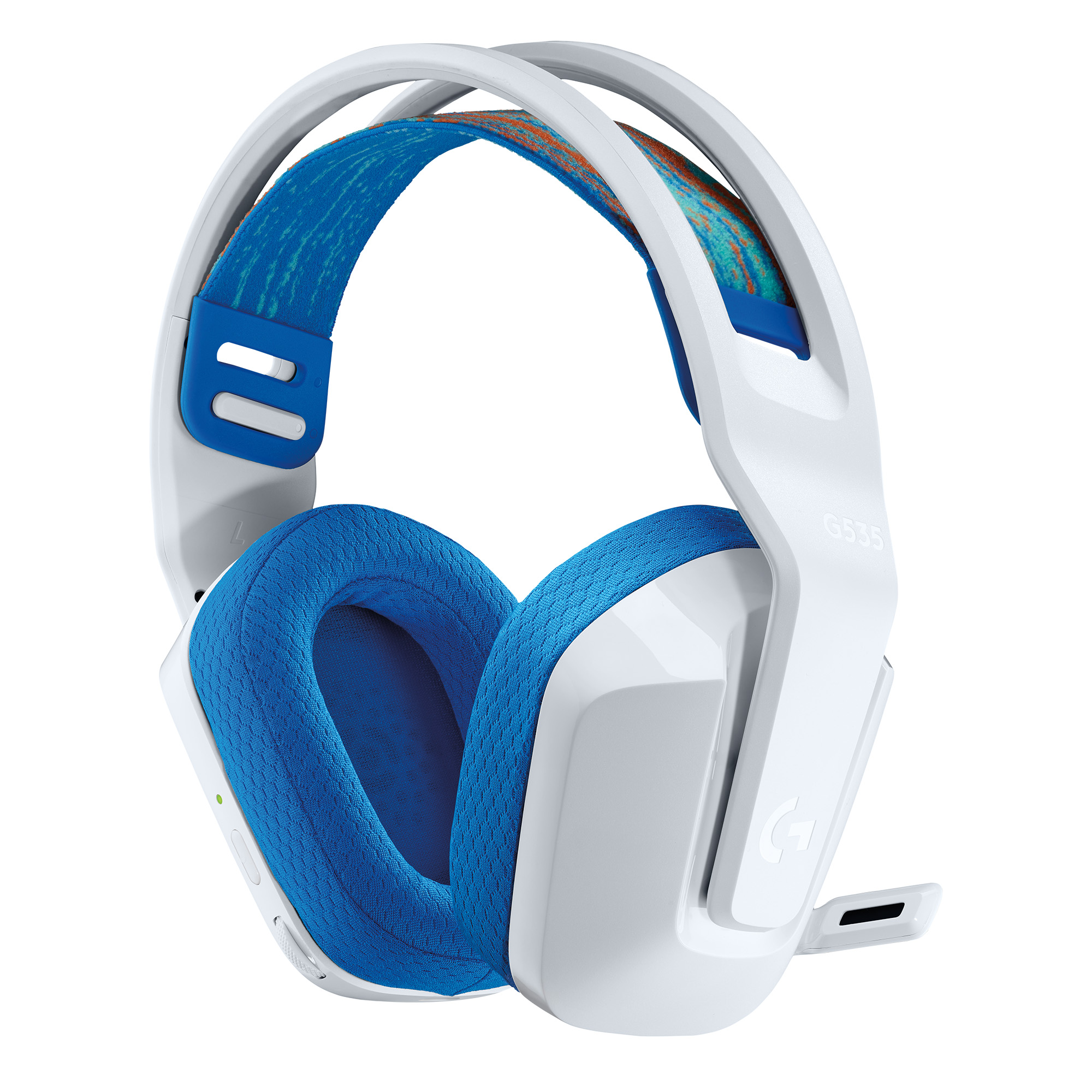 Logitech G535 Lightspeed Wireless Gaming Headset, White photo 3