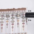 thumbnail image 6 of Boho Tribal Totem Short Curtain Half-Curtain for Kitchen Door Drape Cafe Small Window Curtains, 6 of 6