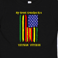 thumbnail image 4 of Inktastic My Great Grandpa is a Vietnam Veteran Boys or Girls Baby T-Shirt, 4 of 5