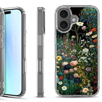 For iPhone 17 Shockproof Protective Phone Case, by OneToughShield - Flowery Garden