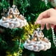 thumbnail image 5 of Adorno para árbol de Navidad | Decoración colgante de acrílico para las fiestas | Escena de cabaña en un pueblo invernal, 5 of 6
