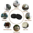 thumbnail image 7 of Round Felt Furniture Pads, 64Pack 0.4" Dia x 0.12" Thick Adhesive Backed Felt Non-slip Anti-scratch Felt Pads Chair Leg Protectors for Protecting Hardwood Floor, Black, 7 of 7