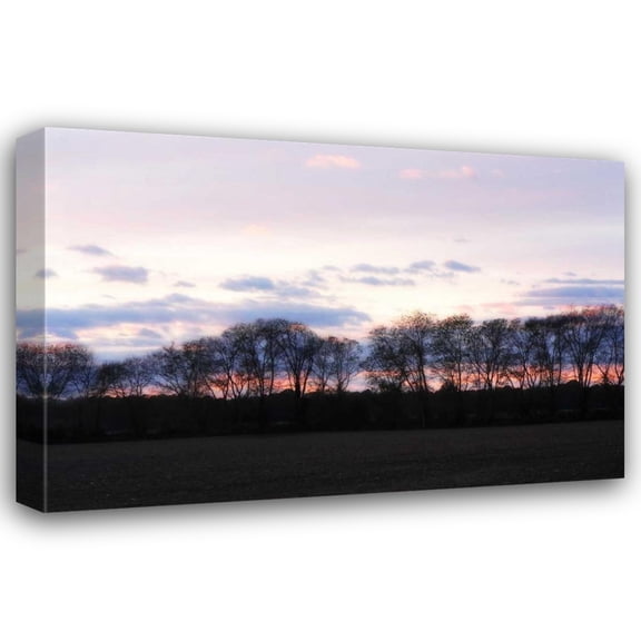Alan Hausenflock 44x31 Gallery Wrapped Canvas Wall Art Titled - Winter Sunset I