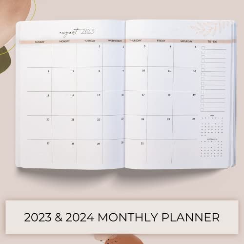 Simplified 2023-2024 Monthly Planner and Calendar Book - Beautiful Abstract  To Do List Notebook Easily Organizes Your Tasks to Boost Productivity -  Runs Until December 2024 - Walmart.com