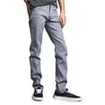 thumbnail image 4 of Victorious Men's Skinny Fit Unwashed Raw Denim Jeans DL938 - Gray - 30/32, 4 of 6