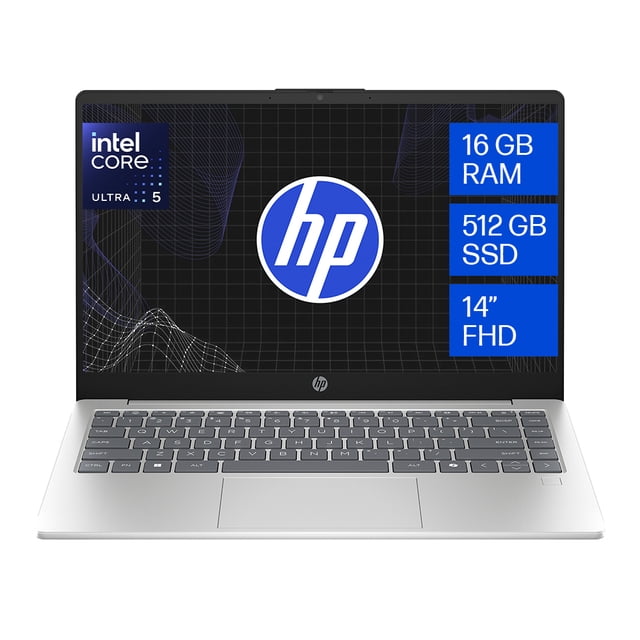 Laptop HP 14-ep1050la Intel Core Ultra 5 14 nucleos 16GB RAM 512GB SSD Plata