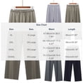 thumbnail image 3 of SOOMLON Pants for Men Loose Fit Big and Tall Trousers Elastic Waist Wide Leg Cropped Pants Casual Weekend Pants, 3 of 5