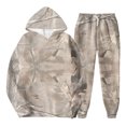 thumbnail image 4 of TQWQT Women's Camo Tracksuit 2 Piece Outfits Maple Leaf Print Hoodie Sweatshirt Oversized Jogger Sweatpants Y2K Sweatsuit Set, 4 of 5