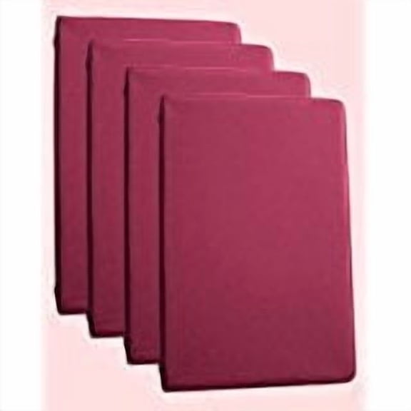 :  Mead 46001-BY Small 6-Ring Red/Burgundy Memo Notebooks with 6.75 x 3.75-inch Lined Paper, 4-PACK