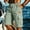 Green, variant on Men's Quick-dry Beach Shorts with Multiple Pockets and Drawstring Waist in Solid Colors for Pool Days, Gym Sessions, Casual Outings, Work Shifts, Travel Trips, or Weekend Adventures Sky Blue L