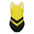 thumbnail image 5 of Aislor Kids Girls Gymnastic Leotard Sparkly Ballet Athletic Activewear Classic Dancewear Yellow 10, 5 of 7
