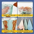 thumbnail image 6 of Circulatik Coral Fleece Striped Rag Cleaning Dish Cloth, Circulatik Microfiber Cleaning Cloth, Super Soft Absorbent Dish Towels Rags Cloths for Washing Dishes, 6 of 7