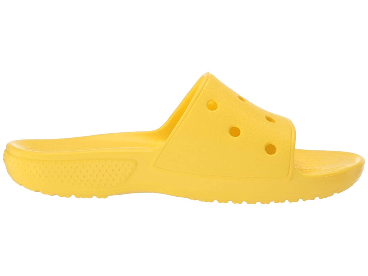 croc slides yellow