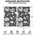 thumbnail image 2 of Kitchen Food Colorful Cooking Chef Curtains-blackout Curtains Bedroom Decor Living Room Darkening Grommet Window Drapes 2 Panels Set 41"x63", 2 of 2