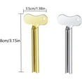 thumbnail image 5 of 2 Pack Toothpaste Squeezer Metal Tube Squeezer Key Stainless Steel Toothpaste Roller, Tube Wringer Makeup Tube Squeezer, 5 of 6
