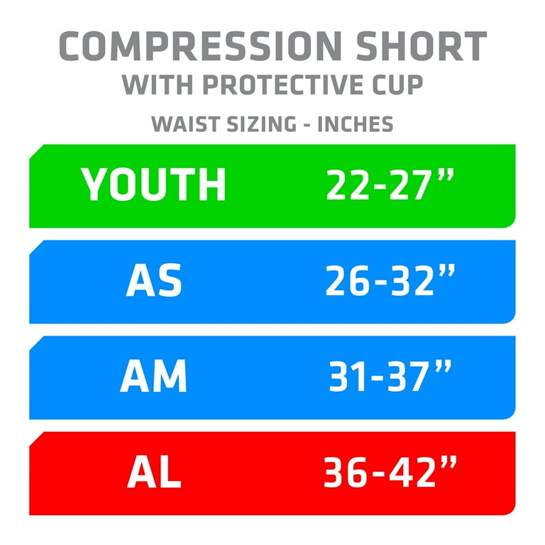 Athletic Cup Size Chart