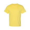 thumbnail image 5 of Hanes EcoSmart Men's Short Sleeve T-Shirt, Crewneck Classic Fit Tee, Cotton-Poly, Yellow, 3XL, 5 of 5