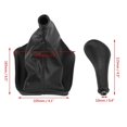 thumbnail image 5 of 4 Speed Gear Stick Shift Knob Gaiter Boot Cover for Mercedes Benz W123 W140 W202, 5 of 5